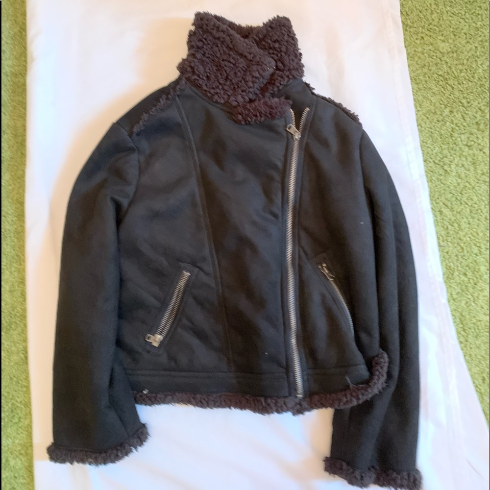 Abercrombie Kids Jacket, lined with Sherpa